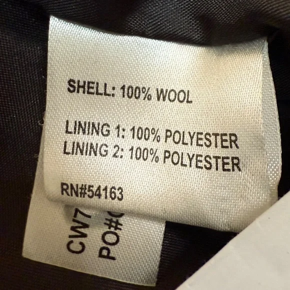 Calvin Klein Red Wool Fitted Coat - Women’s Size 6 - Picture 13 of 15